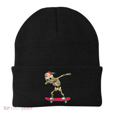 Skeleton Skateboard Dabbing Skate Skeleton TShirt Beanie
