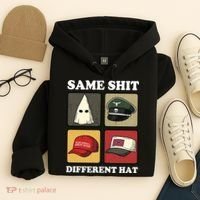 Same Shit Different Hat Hoodie thumb 4