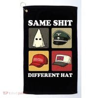 Same Shit Different Hat Golf Towel thumb 0