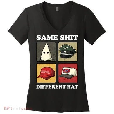 Same Shit Different Hat Women's V-Neck T-Shirt