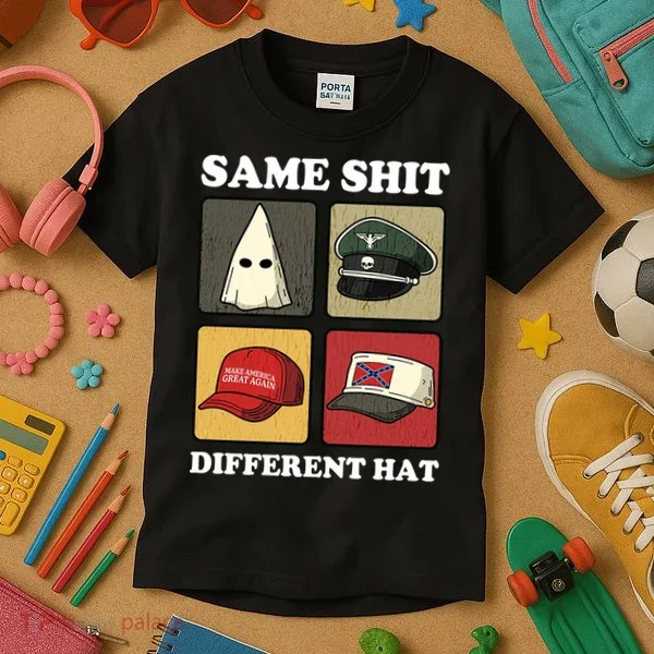 Same Shit Different Hat Kids T-Shirt