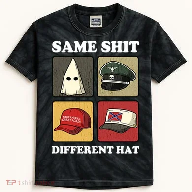 Same Shit Different Hat Kids Tie-Dye T-Shirt