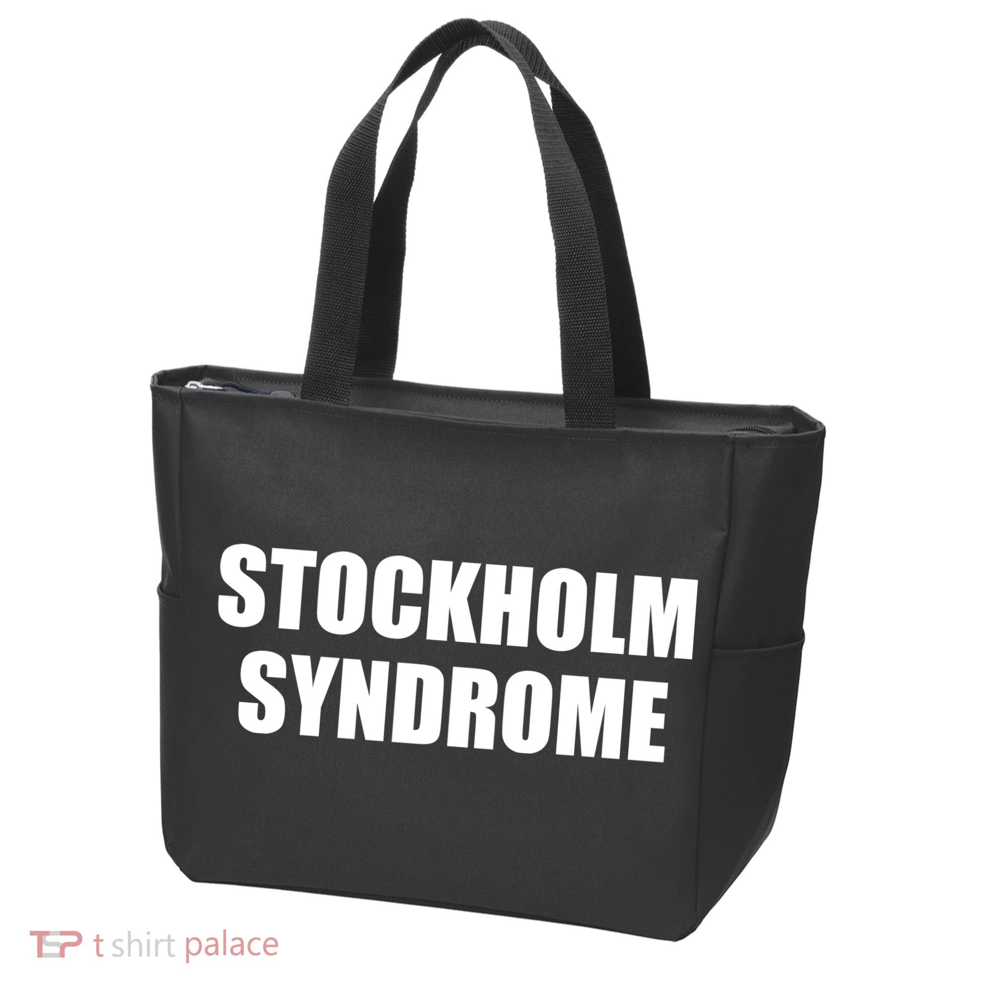 Stockholm Syndrome Embrace The Danger Tote Bag