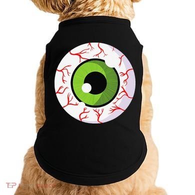 Spooky Scary Eyeball Funny Halloween Eyeball Doggie Tank