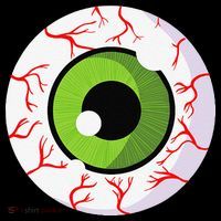 Spooky Scary Eyeball Funny Halloween Eyeball Coffee Mug thumb 5