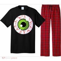 Spooky Scary Eyeball Funny Halloween Eyeball Pajama Set thumb 0