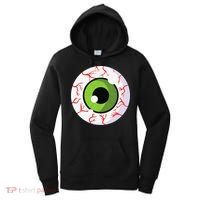 Spooky Scary Eyeball Funny Halloween Eyeball Women's Hoodie thumb 0