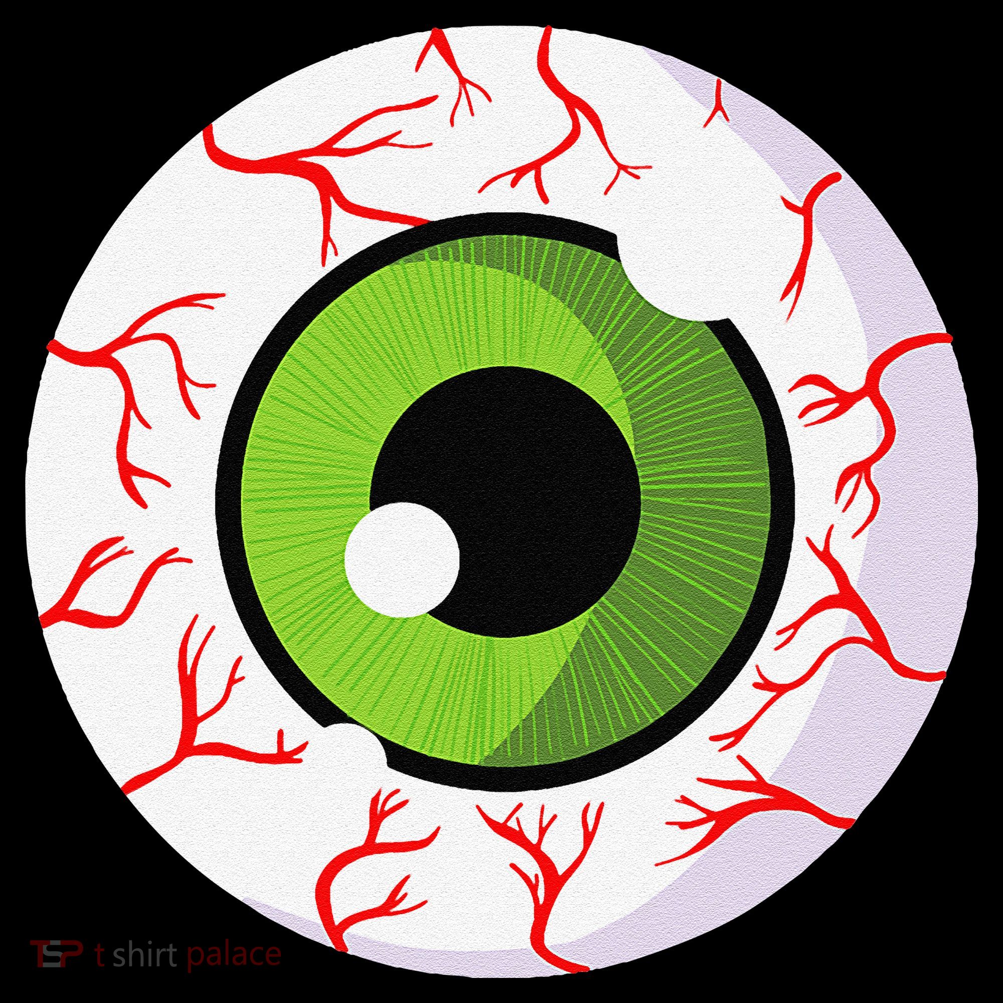 Spooky Scary Eyeball Funny Halloween Eyeball Women's Hoodie