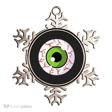 Spooky Scary Eyeball Funny Halloween Eyeball Ornament