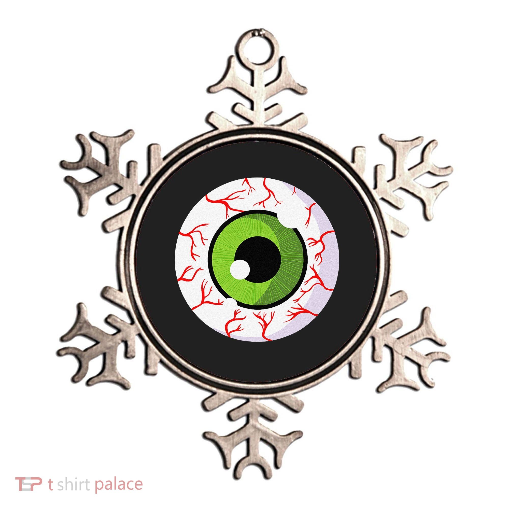Spooky Scary Eyeball Funny Halloween Eyeball Ornament