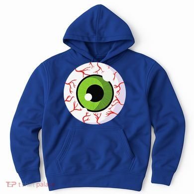 Spooky Scary Eyeball Funny Halloween Eyeball Hoodie