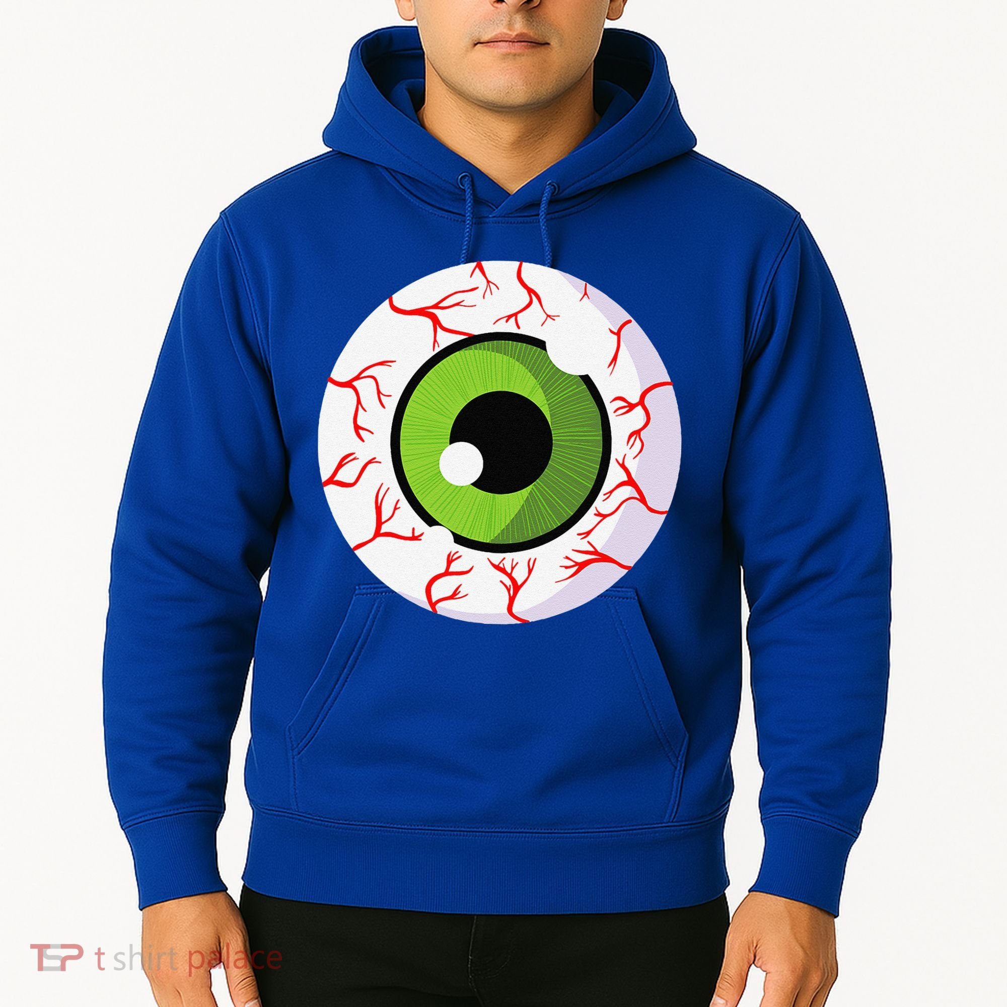 Spooky Scary Eyeball Funny Halloween Eyeball Hoodie