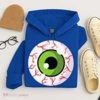 Spooky Scary Eyeball Funny Halloween Eyeball Hoodie thumb 4