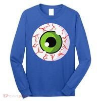 Spooky Scary Eyeball Funny Halloween Eyeball Long Sleeve Shirt thumb 0