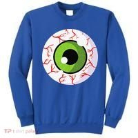 Spooky Scary Eyeball Funny Halloween Eyeball Sweatshirt thumb 0