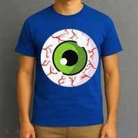 Spooky Scary Eyeball Funny Halloween Eyeball T-Shirt thumb 3