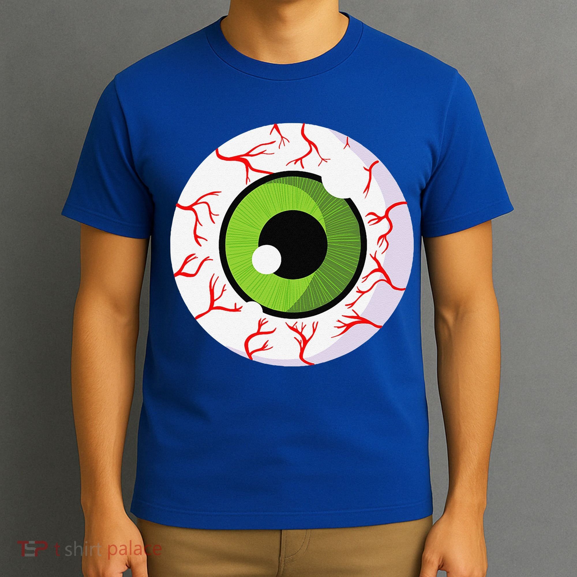 Spooky Scary Eyeball Funny Halloween Eyeball T-Shirt