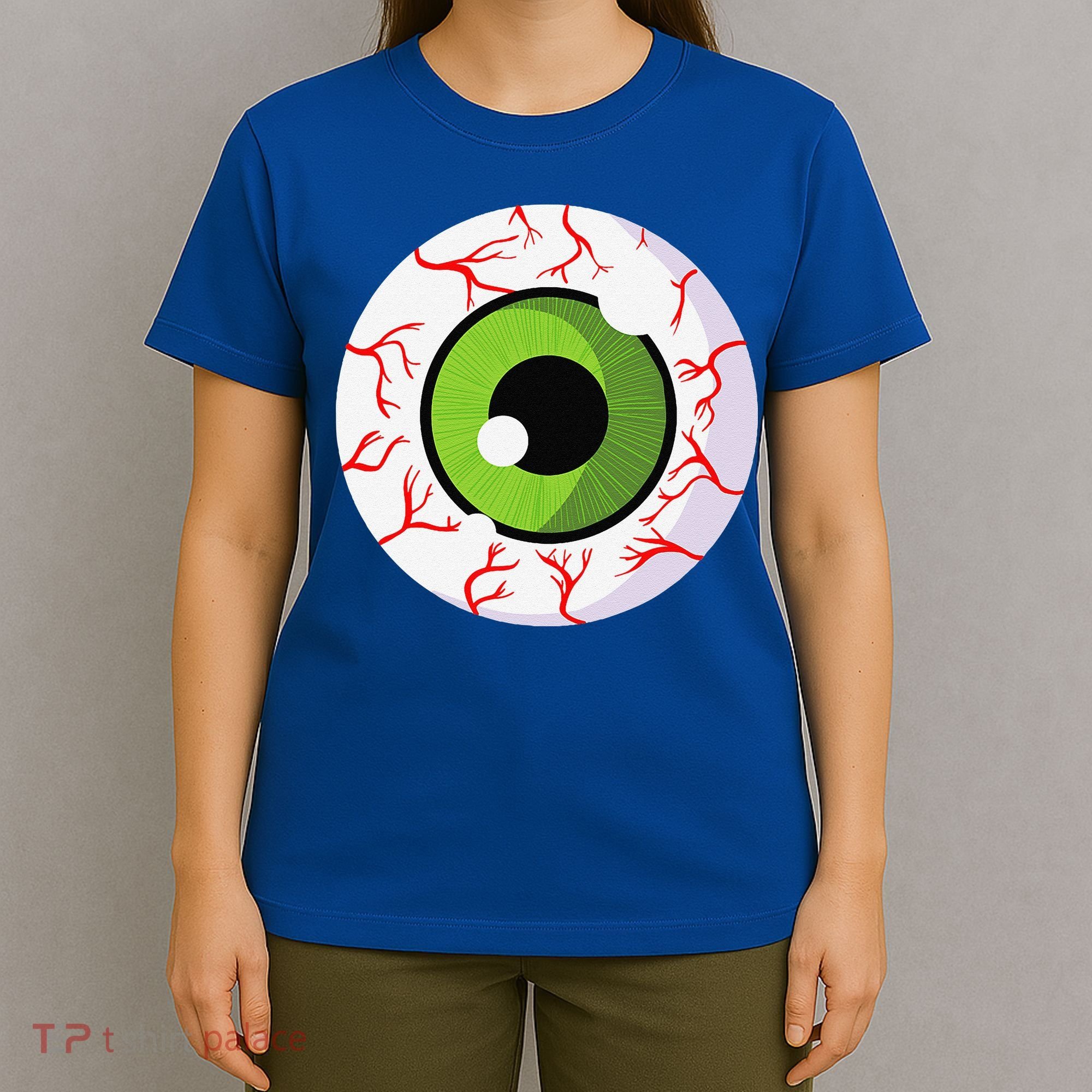 Spooky Scary Eyeball Funny Halloween Eyeball T-Shirt