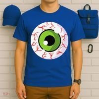 Spooky Scary Eyeball Funny Halloween Eyeball T-Shirt thumb 6
