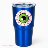 Spooky Scary Eyeball Funny Halloween Eyeball Tumbler thumb 0