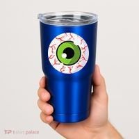 Spooky Scary Eyeball Funny Halloween Eyeball Tumbler thumb 2