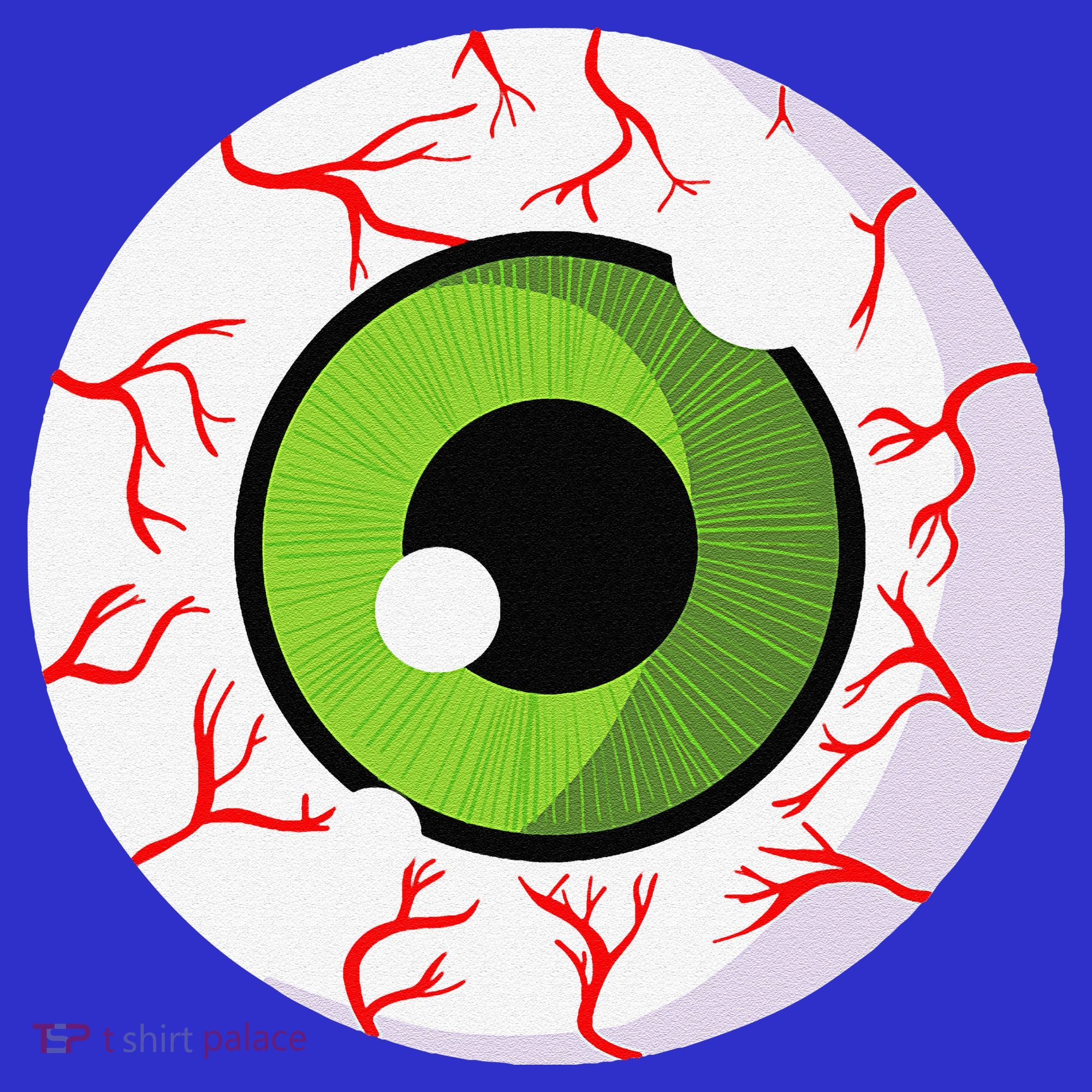 Spooky Scary Eyeball Funny Halloween Eyeball Mousepad