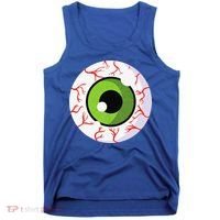 Spooky Scary Eyeball Funny Halloween Eyeball Tank Top thumb 0