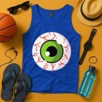 Spooky Scary Eyeball Funny Halloween Eyeball Tank Top thumb 4