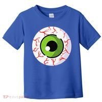 Spooky Scary Eyeball Funny Halloween Eyeball Toddler T-Shirt thumb 0