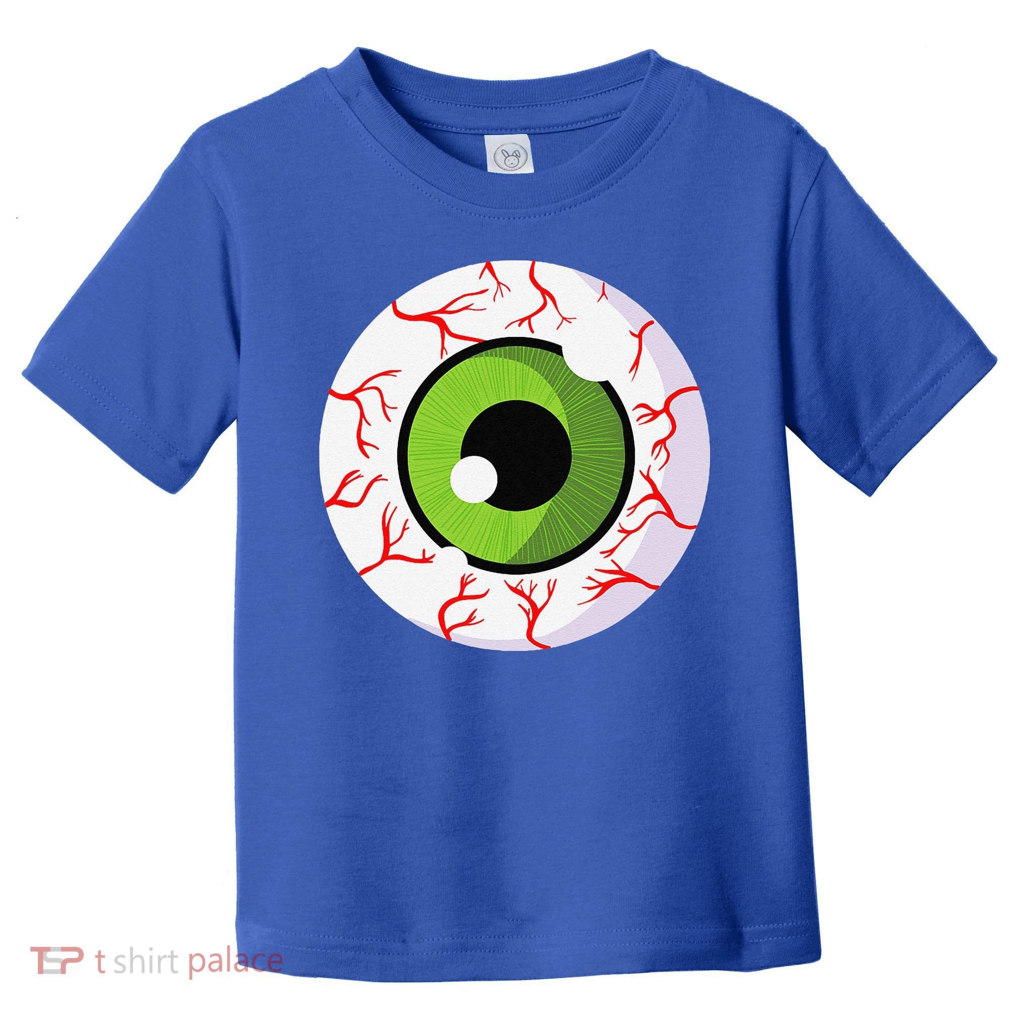 Spooky Scary Eyeball Funny Halloween Eyeball Toddler T-Shirt