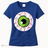 Spooky Scary Eyeball Funny Halloween Eyeball Women's T-Shirt thumb 0