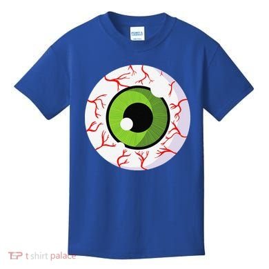 Spooky Scary Eyeball Funny Halloween Eyeball Kids T-Shirt
