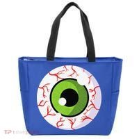 Spooky Scary Eyeball Funny Halloween Eyeball Tote Bag thumb 0