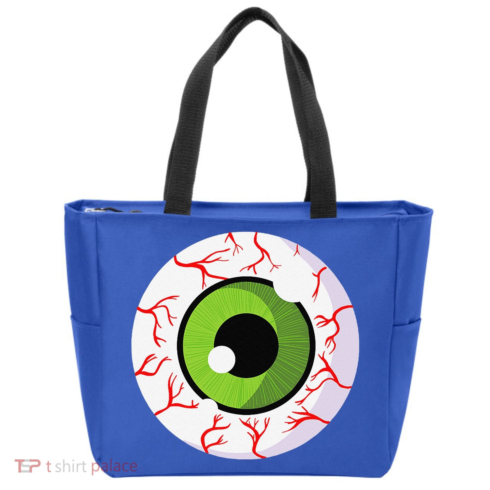 Spooky Scary Eyeball Funny Halloween Eyeball Tote Bag