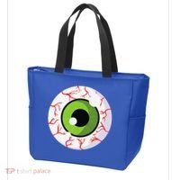 Spooky Scary Eyeball Funny Halloween Eyeball Tote Bag thumb 3