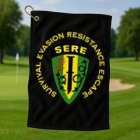 Sere Survival Evasion Resistance Escape School Golf Towel thumb 1