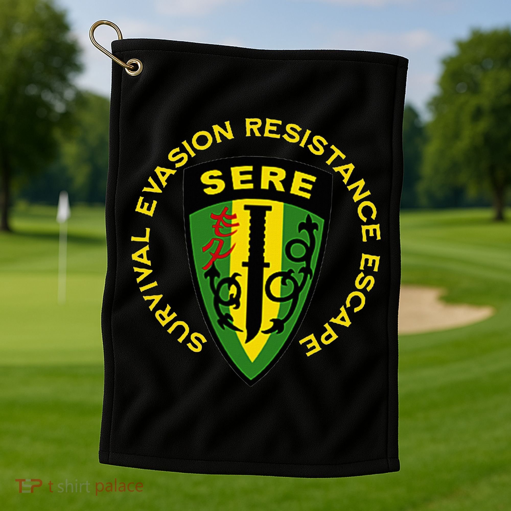 Sere Survival Evasion Resistance Escape School Golf Towel