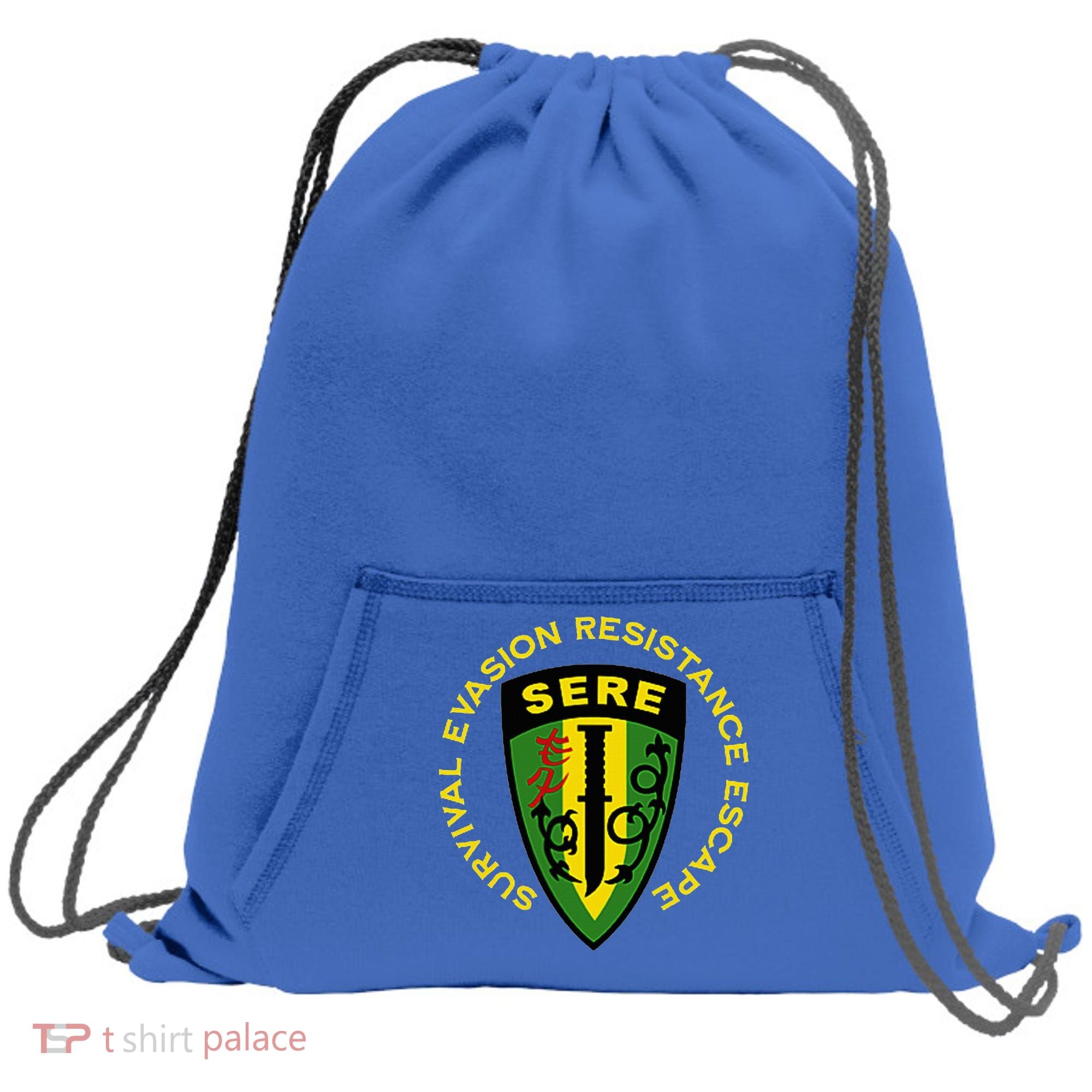 Sere Survival Evasion Resistance Escape School Sweatshirt Cinch Pack Bag