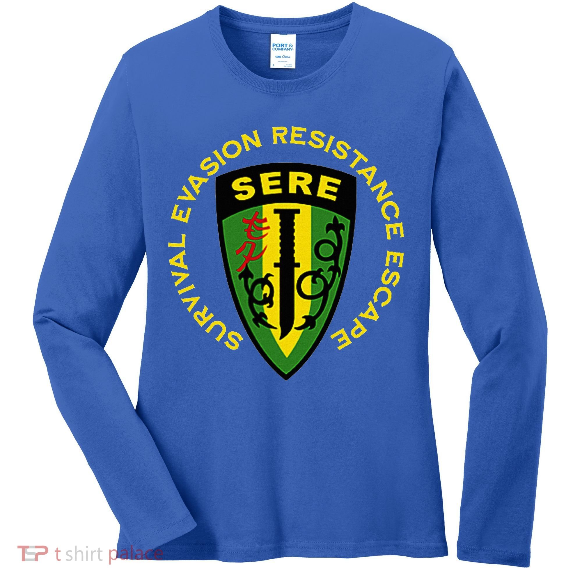 Sere Survival Evasion Resistance Escape School Women's Long Sleeve Shirt
