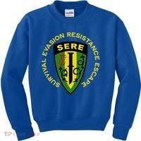 Sere Survival Evasion Resistance Escape School Kids Sweatshirt thumb 0