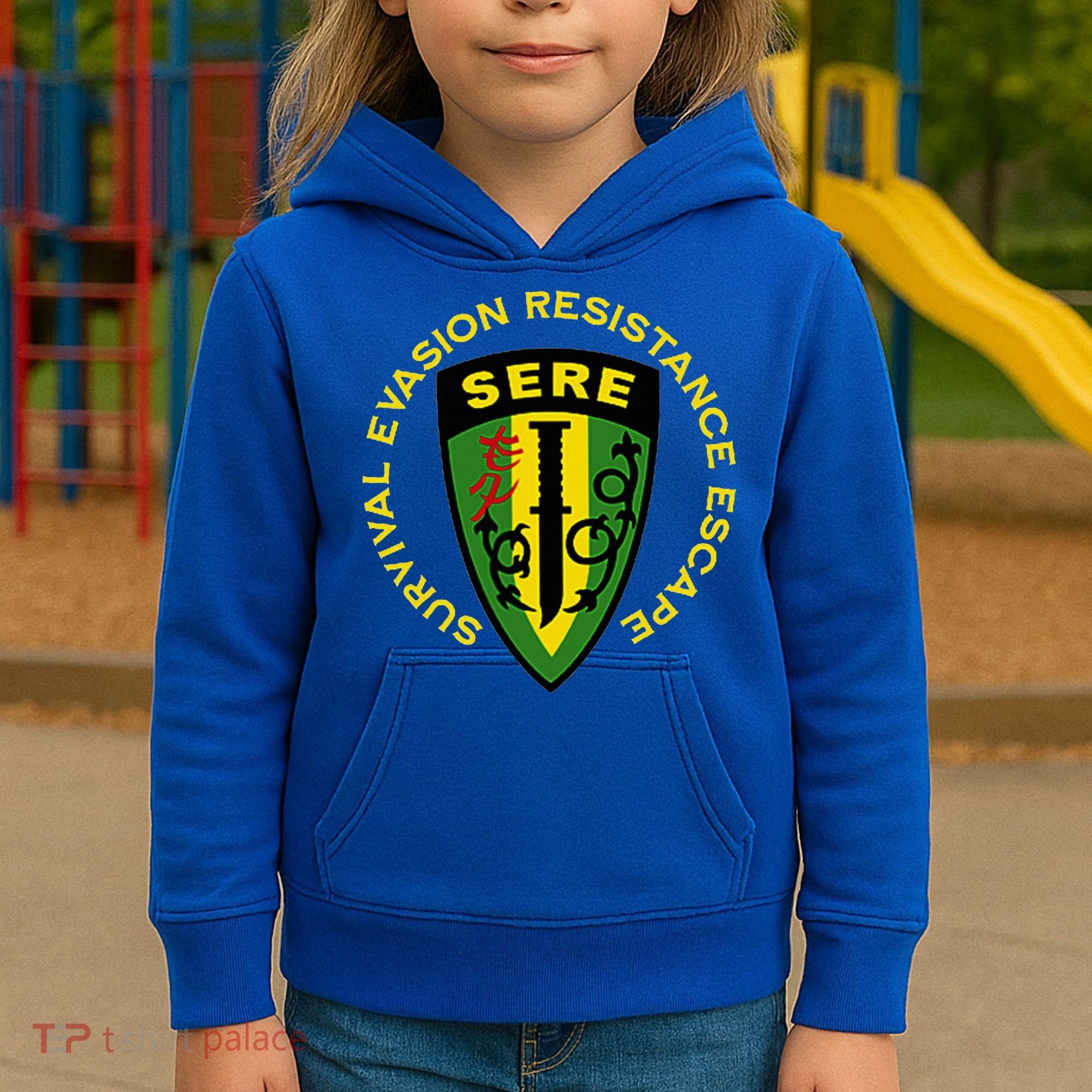 Sere Survival Evasion Resistance Escape School Kids Hoodie