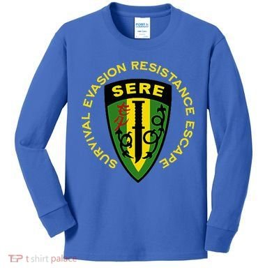 Sere Survival Evasion Resistance Escape School Kids Long Sleeve Shirt