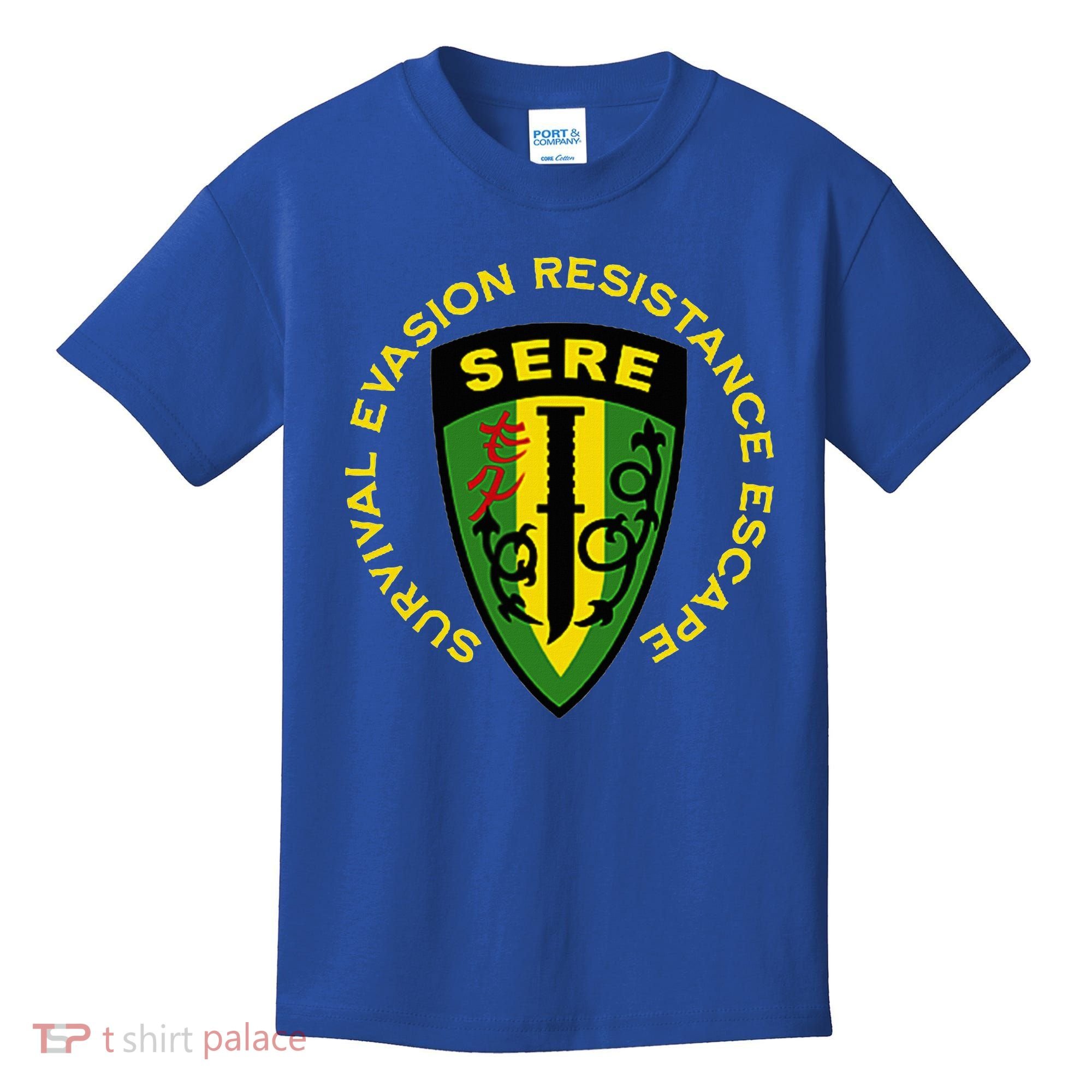 Sere Survival Evasion Resistance Escape School Kids T-Shirt