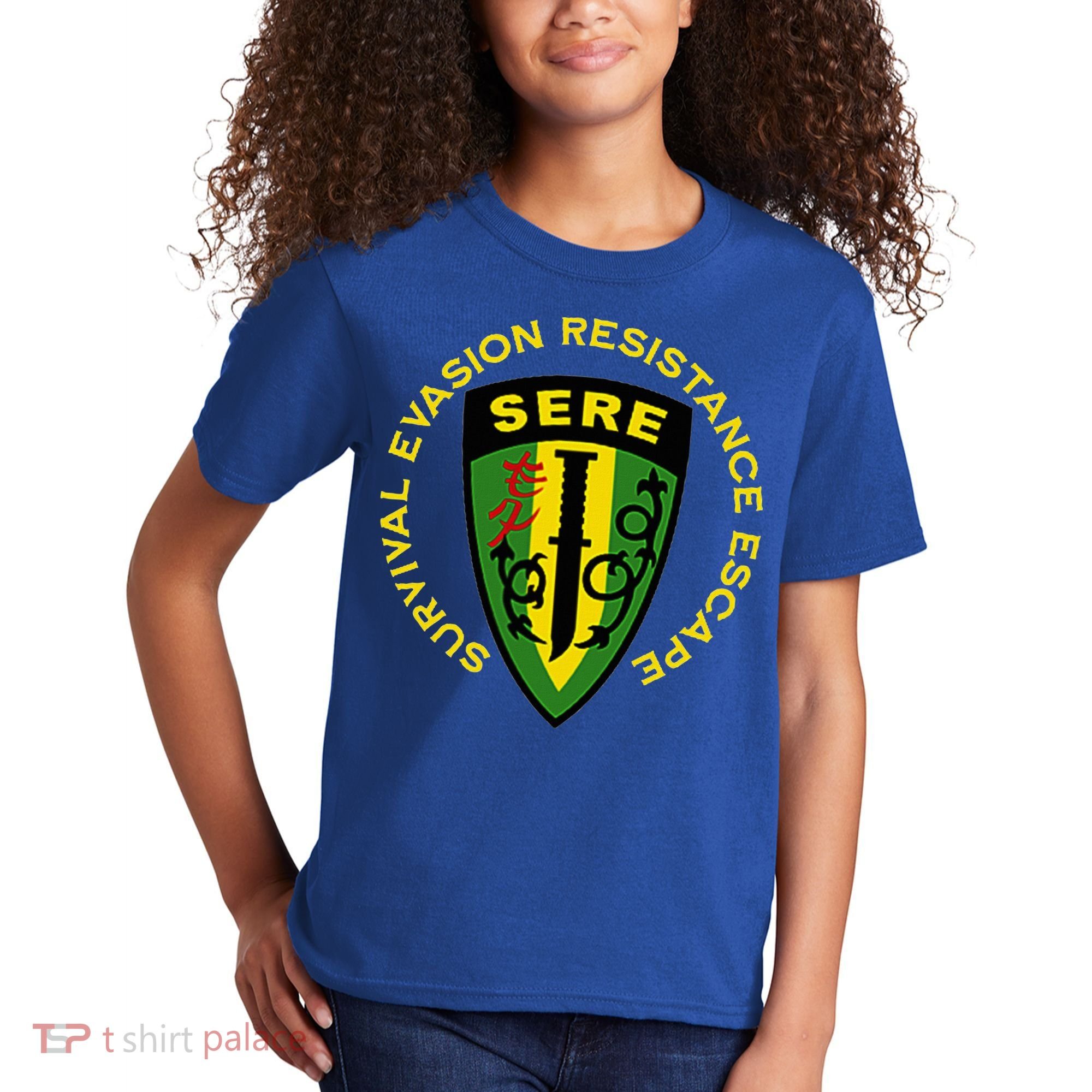 Sere Survival Evasion Resistance Escape School Kids T-Shirt