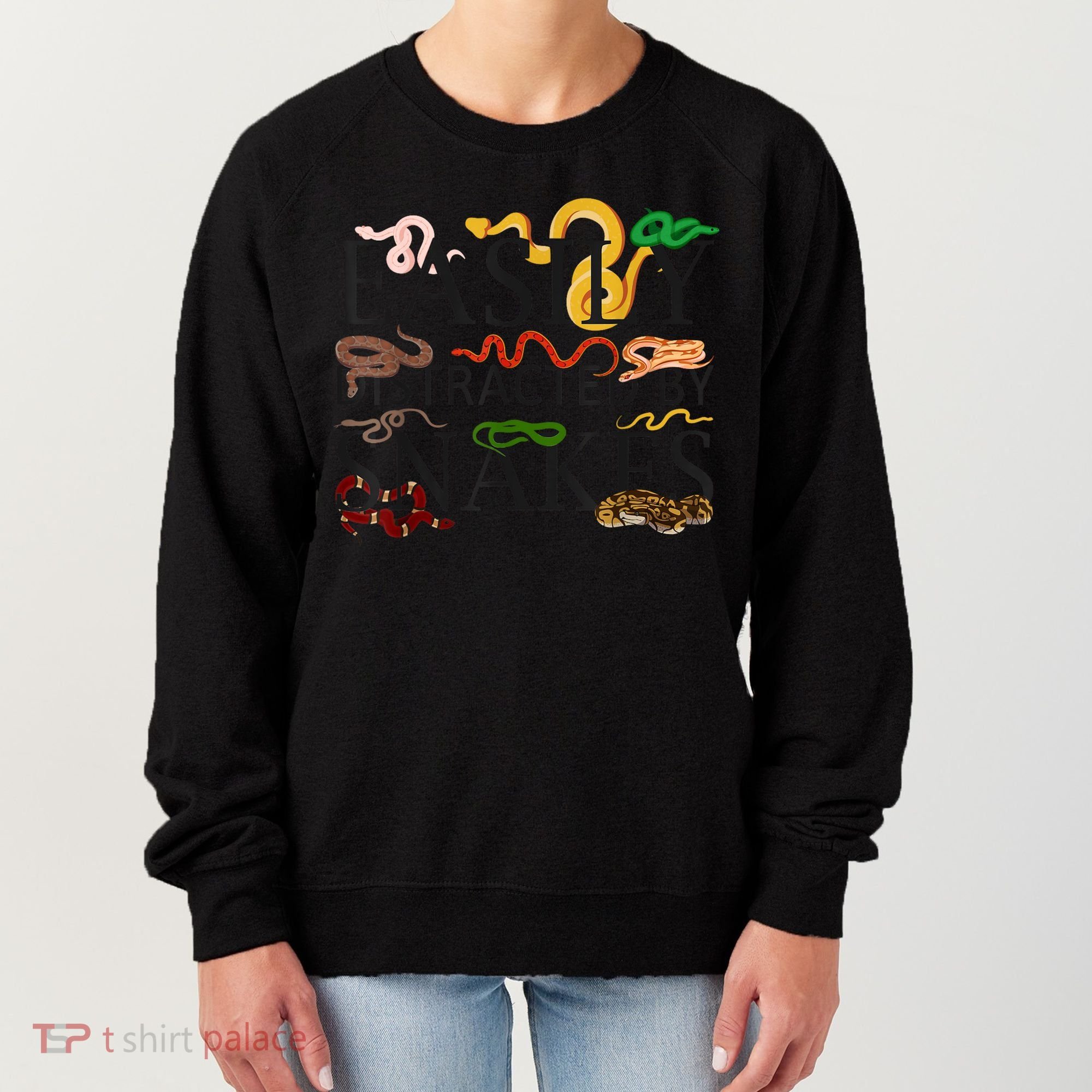 Snake Serpent Easily Distracted By Snakes Women's Sweatshirt