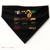 Snake Serpent Easily Distracted By Snakes USA-Made Doggie Bandana thumb 0