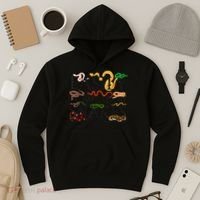 Snake Serpent Easily Distracted By Snakes Hoodie thumb 3