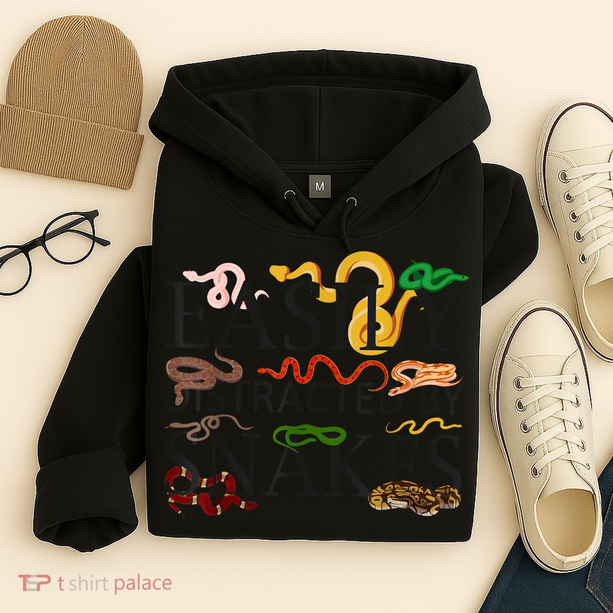 Snake Serpent Easily Distracted By Snakes Hoodie
