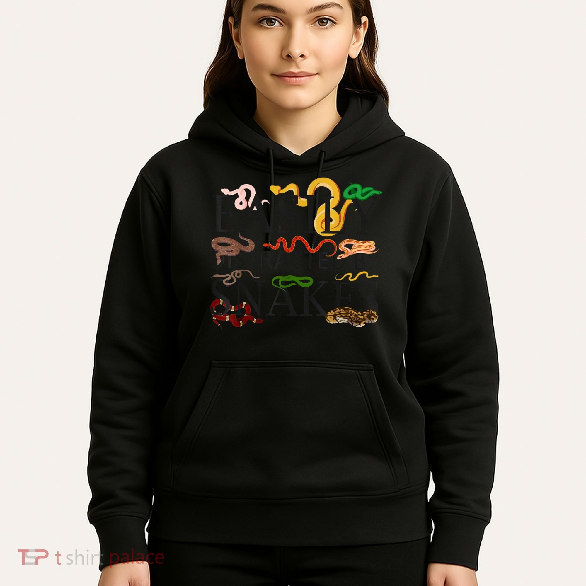 Snake Serpent Easily Distracted By Snakes Hoodie