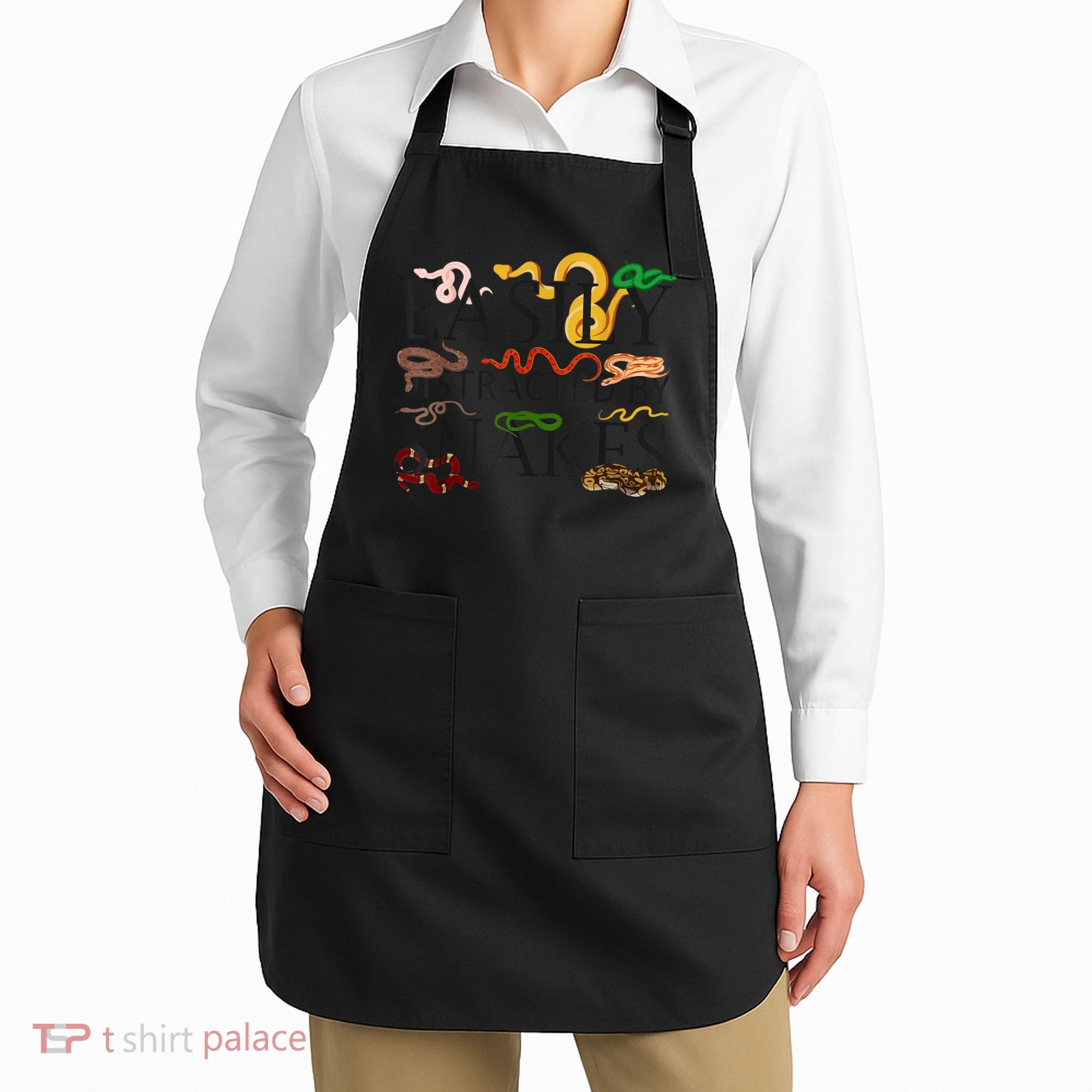 Snake Serpent Easily Distracted By Snakes Apron